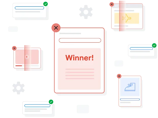 Ilustração de várias ferramentas e métricas com feedback sobre os resultados da pesquisa