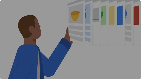 Una persona está ordenando los resultados de la Búsqueda de Google