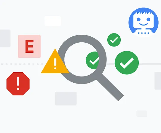 Ілюстрація, на якій зображено, як погані результати відфільтровуються від корисних у Пошуку Google